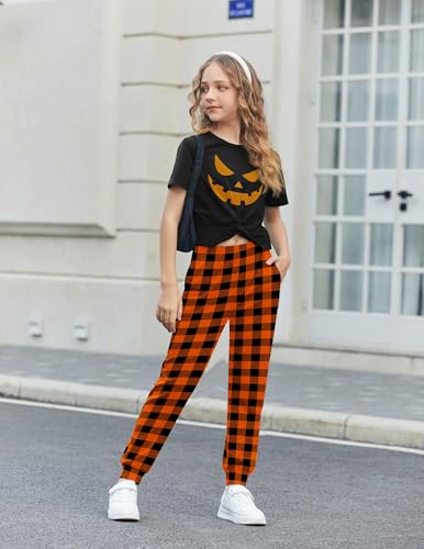 Image of Arshiner Girls Clothing Sets Tie Dye Twist Front Tops & Sweatpants Outfits Sportwear Sweatsuits Tracksuits 4-13 Year