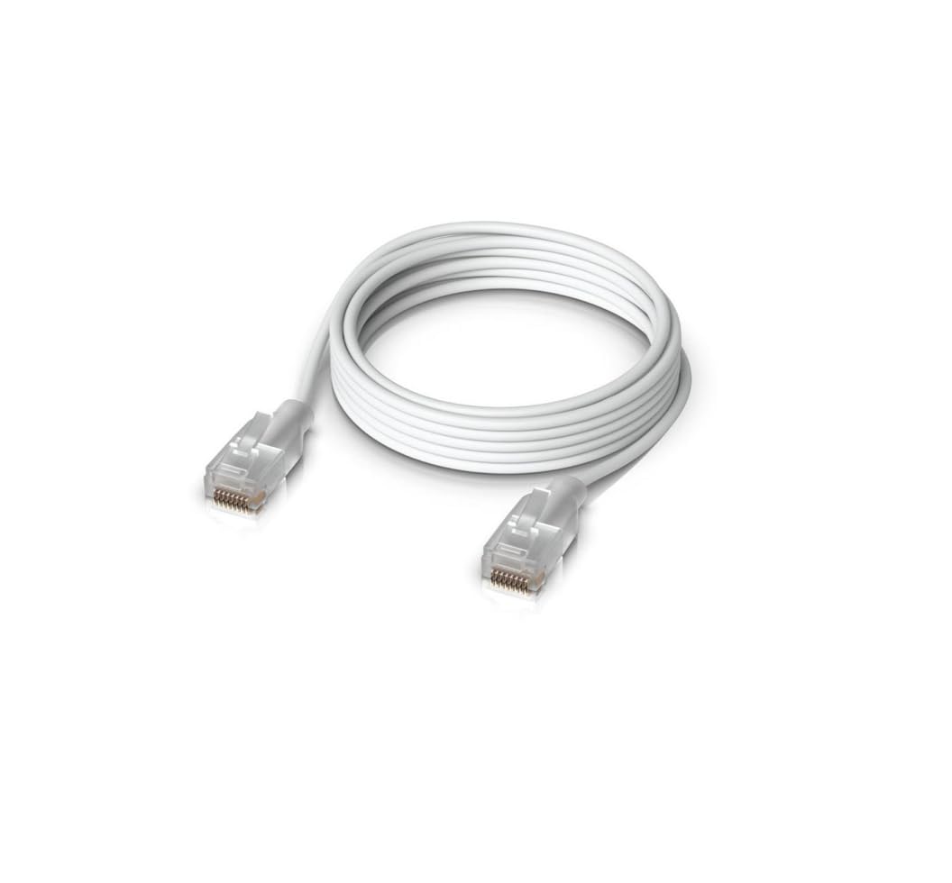 Ubiquiti U7-Lite WiFi7 Punto di accesso 1250 ft², 4x4 MIMO + Adattatore PoE+ 30 W + 2 Cavi Etherlighting RJ45, Rete wireless ad alte prestazioni
