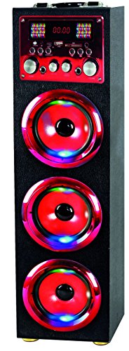 Aliespain 3R'Sound WS110 Bluetooth-torenluidspreker rood/5 W * 3, helder geluid en krachtige bas.