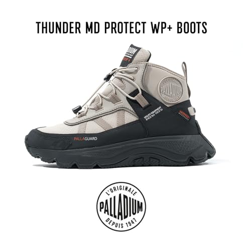 Image of Palladium Thunder MD Protect WP+ Unisex Sneakers | Waterproof Outdoor & Urban Streetwear Shoes | Durable, Rugged Grip Sole | Lightweight, Breathable Shoes