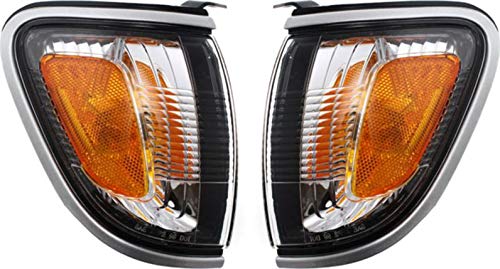 Garage-Pro Corner Light SET Compatible with Toyota Tacoma 2001-2004 Driver and Passenger Side Halogen, With bulb(s), Code 1C8