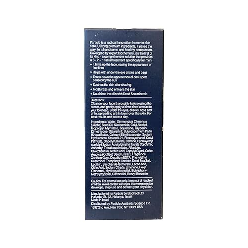 Particle Mens Face Cream - 6 In 1 Mens Face Moisturizer (1.7 Oz) - Eye Bags Treatment & Face Lotion For Men thumb #7