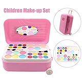 【Juego de cosméticos de vanidad Cos Juego de cosméticos y maquillaje real de Little Pretend para su princesita con muchos accesorios que mantendrán a los niños ocupados durante horas de gran diversión
