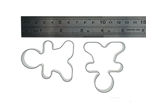 Bilipala 6 Pieces Metal Gingerbread Man Cookie Cutter Christmas Lebkuchen Cookie Molds #TOP1