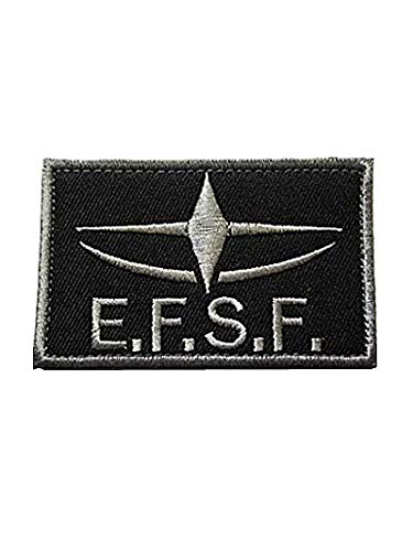 Mobile Suit Gundam Earth Federation Space Force E.F.S.F. Patch Applique Military Hook Tactics Morale Patch