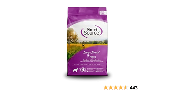 large breed puppy food nutrisource