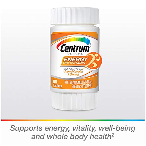 Buy Centrum Specialist Energy Adult (120 Count) Multivitamin