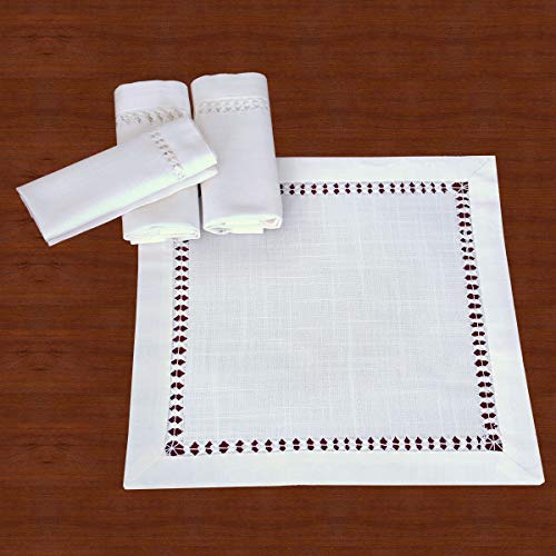 Servilletas de Tela Grelucgo 11.5x11.5 Pulg, Set 4 miniatura 5
