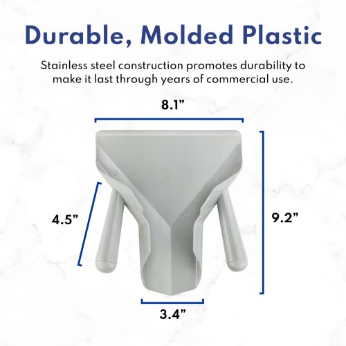 New Star Foodservice 37814 Polycarbonate Commercial French Fry Bagger Right Handle, Gray #TOP7