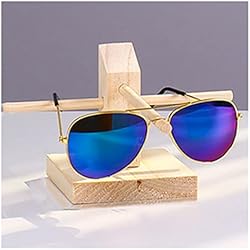 Perchero Tripode Madera WIGING Soporte De Exhibición De Montura De Anteojos, Estante Organizador De Gafas De Sol De Madera De Múltiples Capas, Soporte De Exhibición De Gafas De Sol Creativas Al por Menor De Mesa (Color : 1