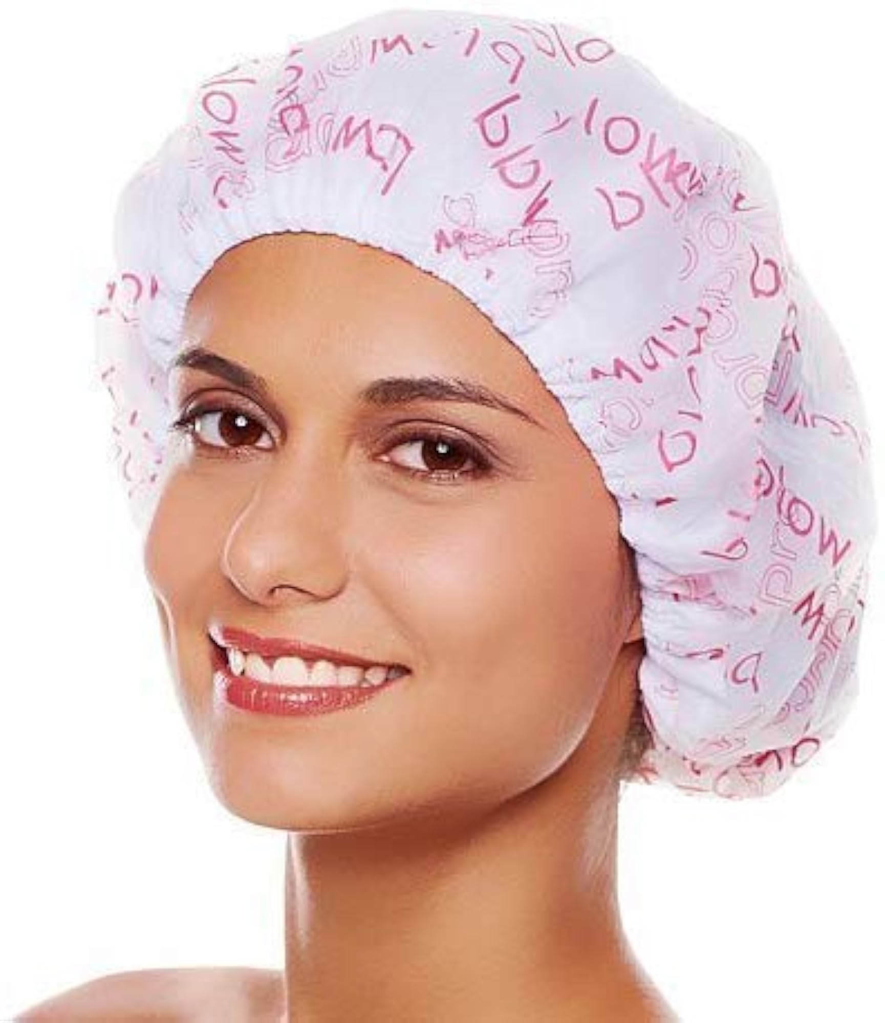 3pc Waterproof Reusable Bathroom Shower Caps for Women