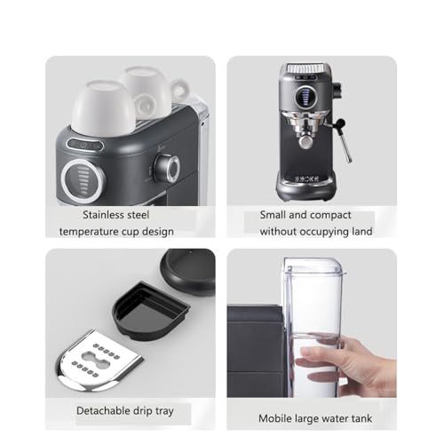 Cafetera Express Semiautomática con Vaporizador 7 Tazas miniatura 4