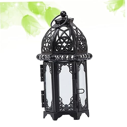 HOLIDYOYO Candle Holder Decorative Metal Lantern Hanging Lantern Vintage Lantern Candle Lantern