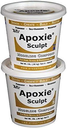 Apoxie Sculpt - 2 Part Modeling Compound (A & B) - 4 Pound, White