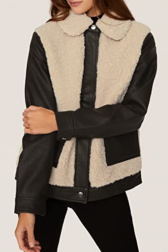 RTR Design Collective Sherpa Faux Leather Jacket3