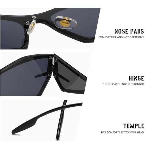 willochra Fashion Y2K Rectangle Sunglasses Women Luxury Vintage Small Frame Sun Glasses Ladies Classic Black Sunglasses 5