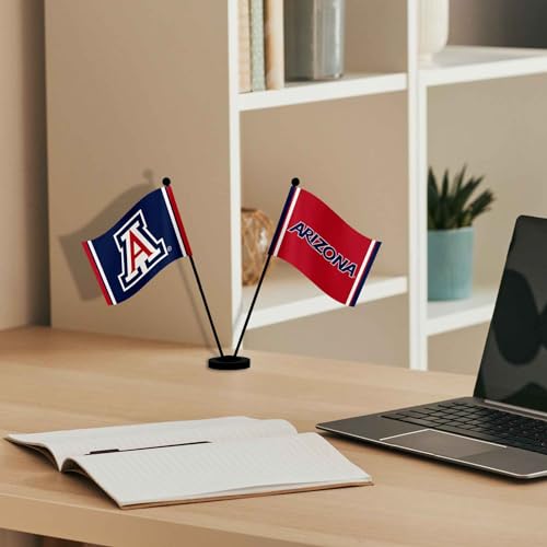 Drapeaux de bureau Arizona Wildcats cadeau idéal pour anniversaire de passionné