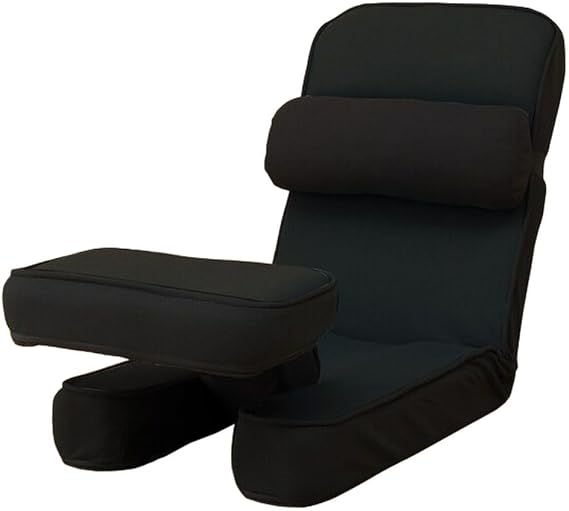 NITORI Nitori Gaming Floor Chair 2 Black Width 49 x Depth 88 x Height 71 cm 5688887
