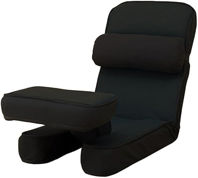 NITORI Nitori Gaming Floor Chair 2 Black Width 49 x Depth 88 x Height 71 cm 5688887