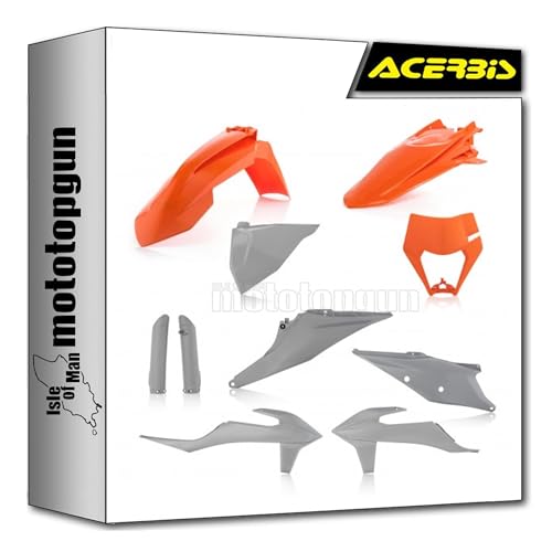 Kit cache carenage Acerbis 0024054.207 plastique noir KTM XCF-W 350 2020