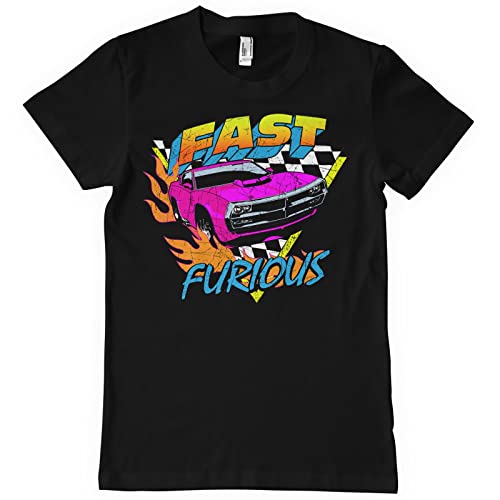 T-Shirt Fast & Furious Homme pour Rassemblement Auto et Look Streetwear Casual