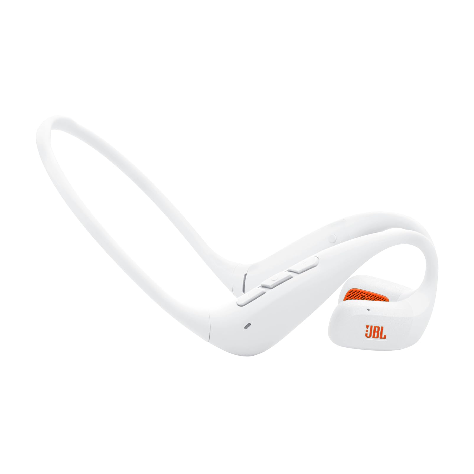 JBL Endurance Pace, Bezprzewodowe Słuchawki Sportowe, Białe | Open-Ear Bluetooth z Technologią JBL OpenSound, Lekki Tytanowy Pałąk z Pamięcią Kształtu, Wodoodporne (IP68), do 10 h Baterii