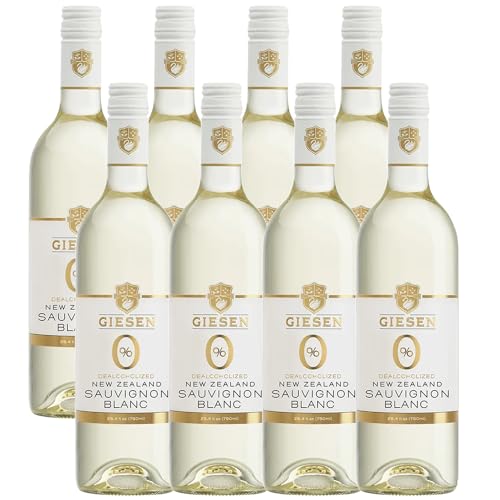Non-Alcoholic Sauvignon Blanc - Premium Dealcoholized White Wine from New Zealand | 8 PACK