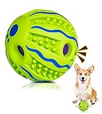 Squeaky Wag Dog Toy Interactive Wobble Ball Dog Toys Fetch Balls Funny Giggle Teeth Cleaning Pet...