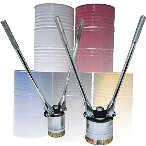 Pince pour fûts de 200 L éliminant le coulage des bouchons de 70 mm et 35 mm