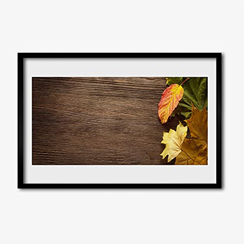 Affiche avec cadre contre les murs vides : déco nature apaisante 60x40 cm