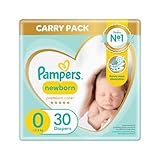 Pampers Premium Care, Taille 0, 30 couches, 3 kg, meilleur confort et protection des peaux sensibles de Pampers