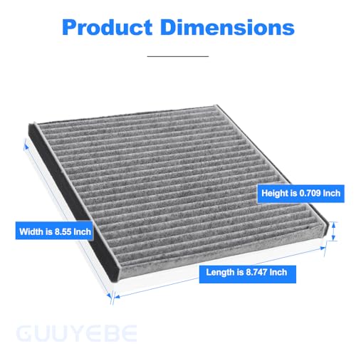 Image of Cabin Air Filter With Activated Carbon,For Toyota 2002-2006 Camry Sienna Avalon Solara,For Lexus RX350 GX470 ES330 RX400H,For CF10132