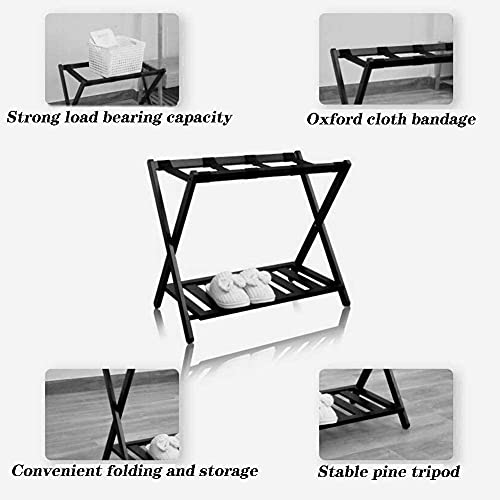 Porte-bagages pliable de chambre d'amis pour optimiser les petits espaces intérieurs