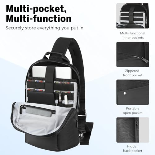 MoKo 9-11 Inch Sling Bag Backpack