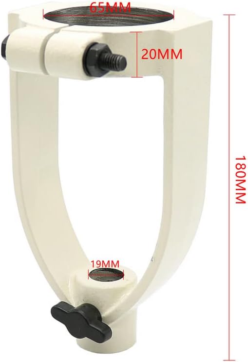 White 65MM Inner Diameter Square Tenon Machine Accessories For Bench Drill Square Tenon Machine Converter