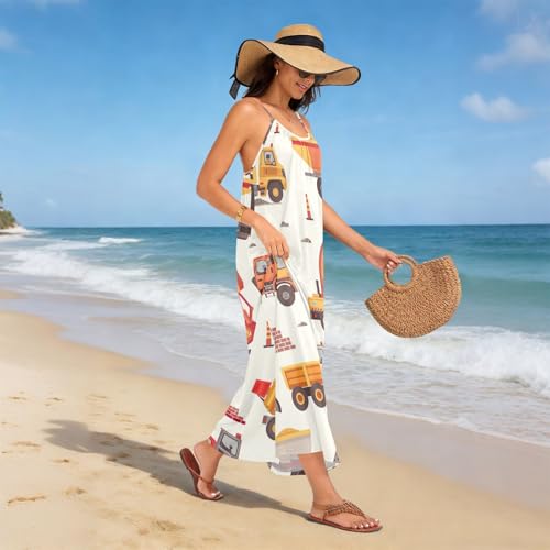 Robe longue dos nu fluide pour rester fraîche malgré la chaleur