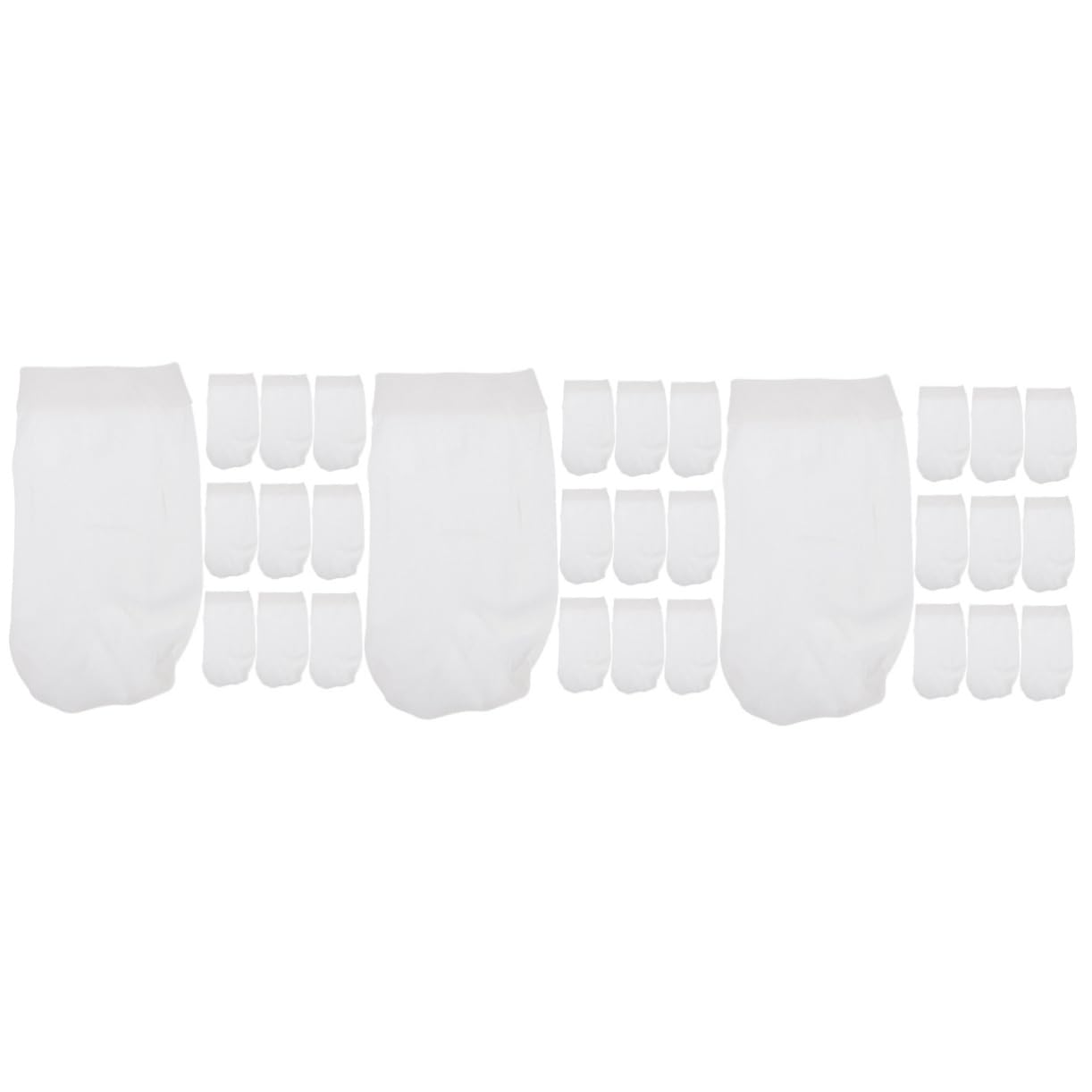 YARNOW 30 Pcs Swimming Pool Filter Socks Nylon Socks Cleaning Accessories Inflatable Pools Elastic Filter Pool Filter Savers Filter Socks Aquarium White Pool Skimmer Basket Socks Liner