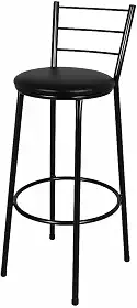 Banqueta Alta Banco Bistro Desmontavel Preto para Balcao Cozinha Área Gourmet 90 cm Altura (PRETO)