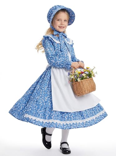 Disfraz Colonial Cuteshower para Niñas 10-12 Años