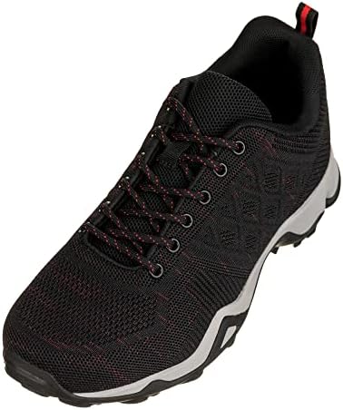 CALTO Zapatos De Elevación Invisibles Para Hombre Con Aumento De Altura, Tenis Deportivos Superligeros, 2.6 Pulgadas Más Altos, Azul, 38 EU