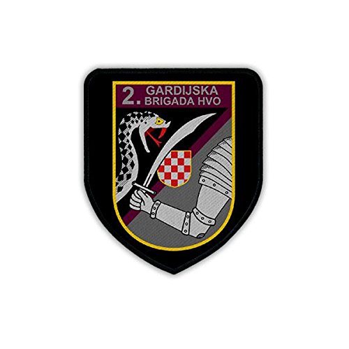 Aufnäher »Kroatisch Slawonische Landwehr« – 65x75 Mm, Waschbar, Mit Klettverschluss Für Jacken & Taschen