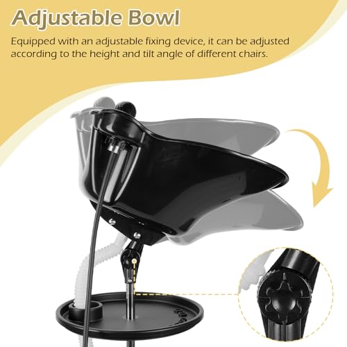 Dyna-Living-Portable-Shampoo-Bowl-Salon-Deep-Shampoo-Basin-Sink-for-Washing-Hair-with-Adjustable-Height-Includes-Drain-Hose-and-Bucket-Barber-and-Stylist-Hair-Washing-Station