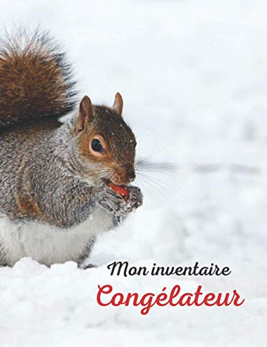 Mon inventaire Congélateur: Livre de bord à compléter pour créer l'inventaire de son congélateur + 1 page sur la durée de conservation des aliments congelés / surgelés, grand format, 70 pages