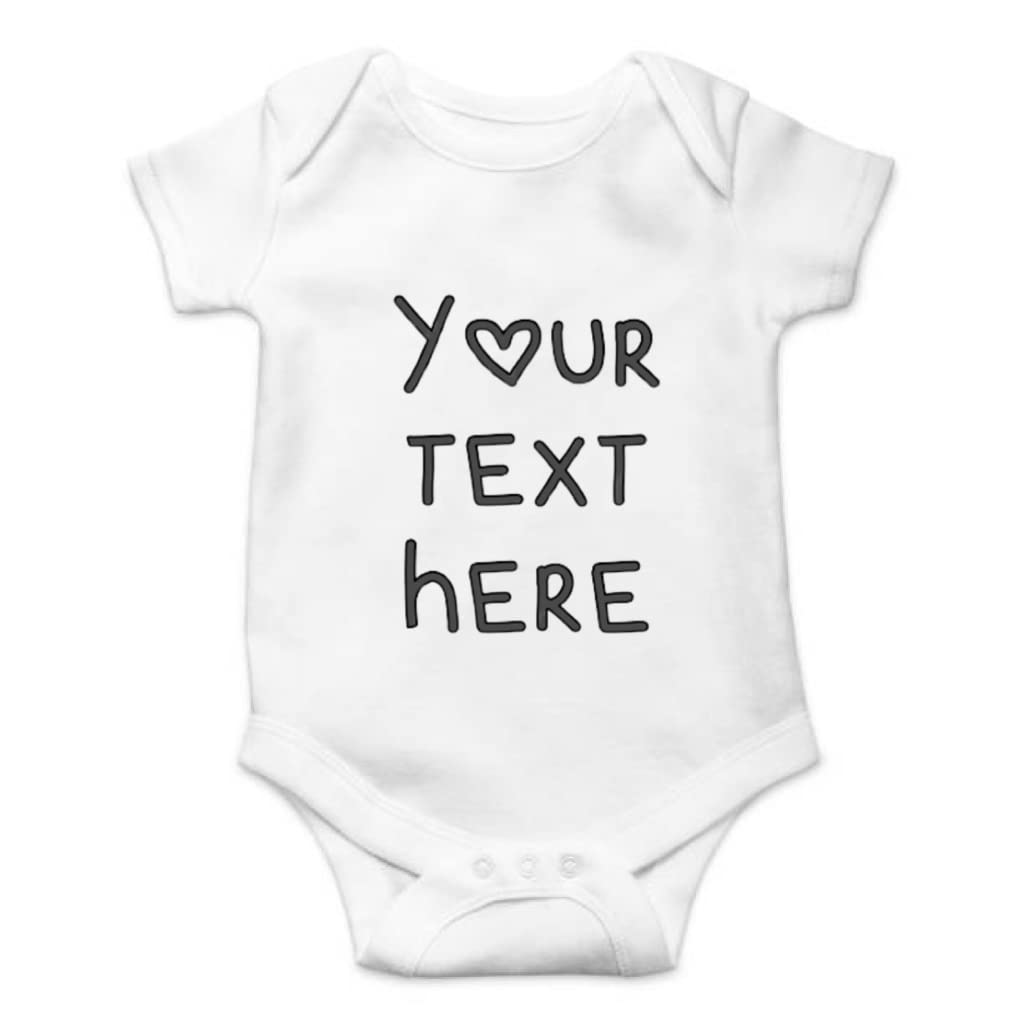 Personalised Baby Vest - Customise with any Text