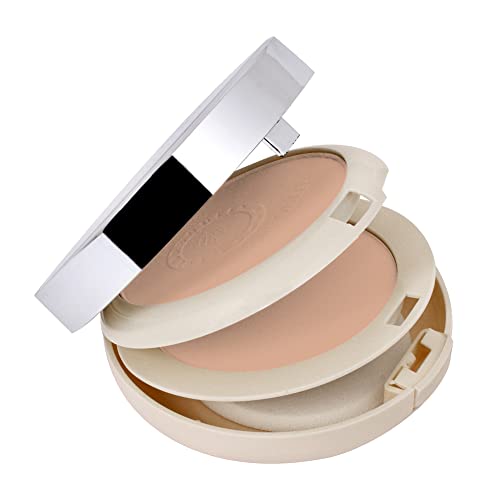 Image of Colors Queen Oil Control Compact Powder | Lightweight Face Compact for Women with SPF-15 to Protect Skin from UV Rays | Pore Minimizing, Easily Blends Pressed Powder for All Skin Types (04 - Natural Tan, 20g)
