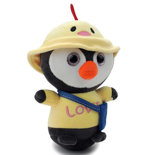 Image of Soft Plush Toy for Kids Stuffed Soft Toy with Cute Hug-Friendly Plush for Babies, Toddlers & Children Safe, Lightweight & Easy to Clean (Yellow Penguin)