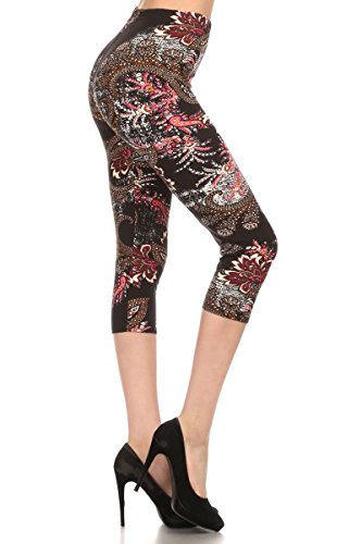 Leggings Depot Capri Print Leggings