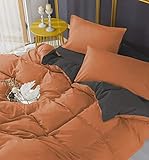 TTO ofrece 4 piezas reversibles de microfibra funda de edredón juegos de cama, tejido de microfibra suave de larga duración, una manera perfecta para dar a su habitación un aspecto fresco.