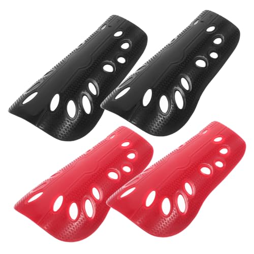 HONMEET 4Pcs Soccer Shin Guards for Lightweight Protective Sleeves with Easy Maintenance Impact Protection Fit for Boys and Soccer Games