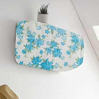 Fancy And Decorative Split Indor Ac Cover 1.5 Ton For All Brands universal size (firozi) 2